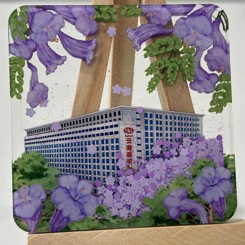 Scenic Spot Travel of Acrylic Fridge Magnets