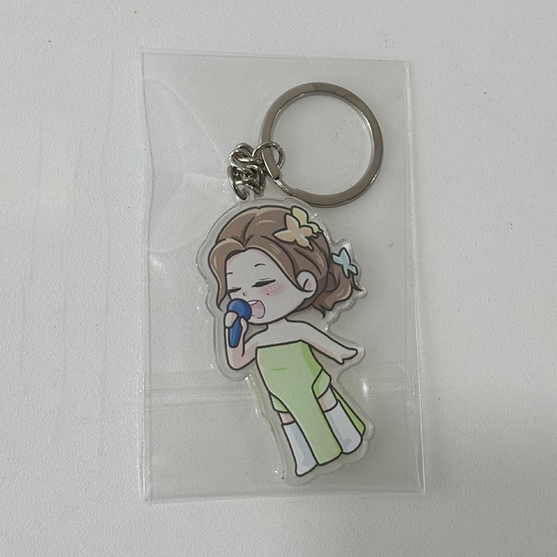 Translucent Light Color Keychains