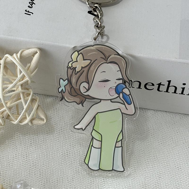 Translucent Light Color Keychains